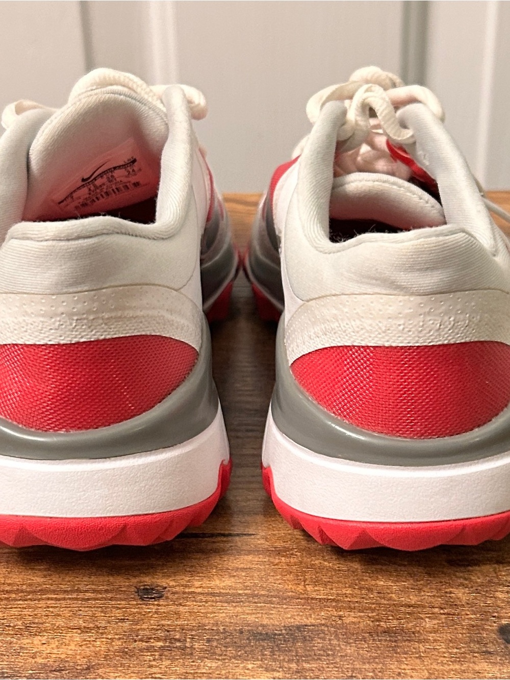 Nike FI Impact Golf Shoes, White / Grey / Vivid Pink, Women SIZE 7 US - 612661 - Picture 5 of 8